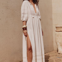 Stevie Lace Boho Dress Camellia