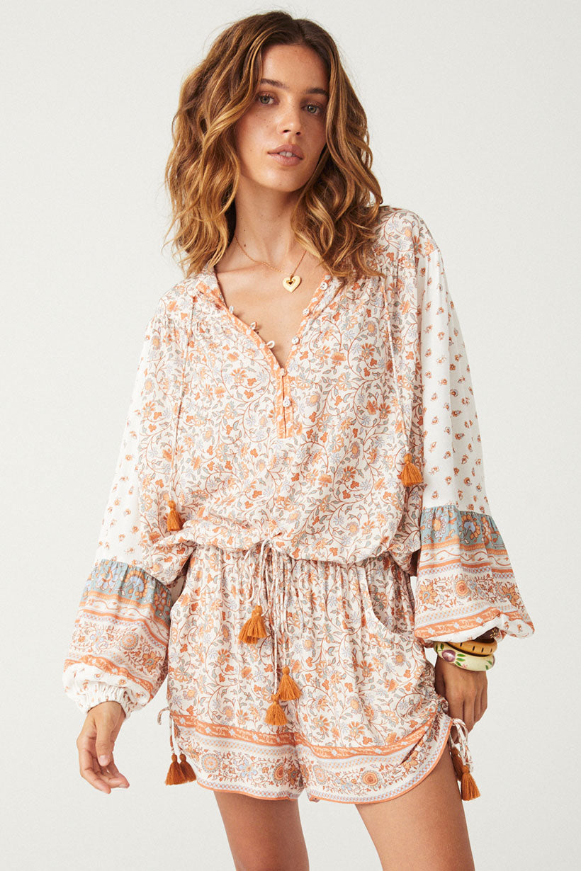 Sunshine Bandit Blouse Desert Sage