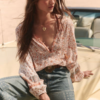 Sunshine Bandit Blouse Desert Sage