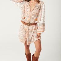 Sunshine Bandit Tunic Dress Desert Sage