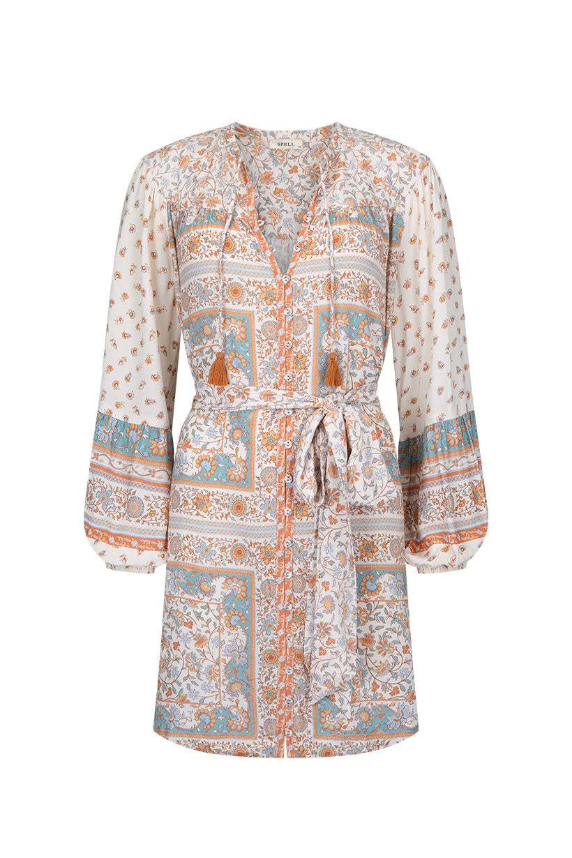 Sunshine Bandit Tunic Dress Desert Sage