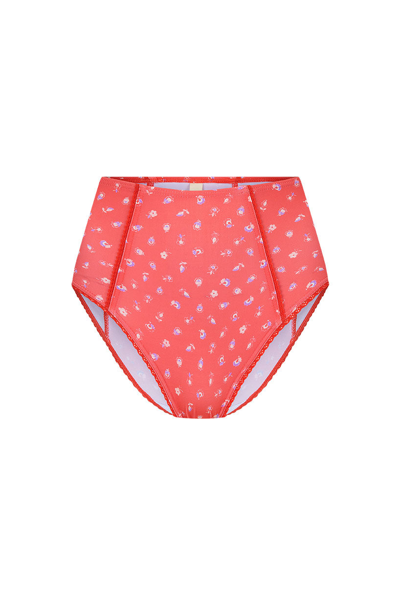 Sunshine Bandit High Waisted Brief Cayenne