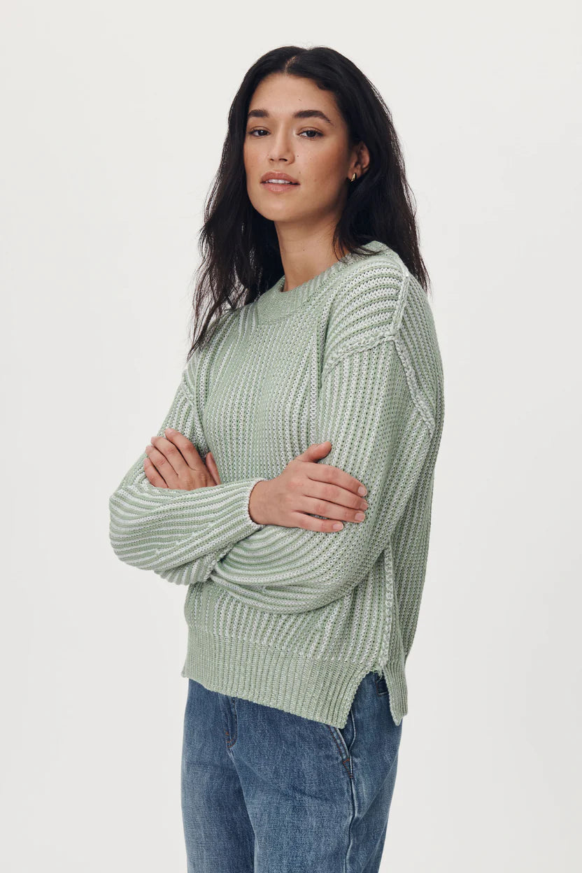 Tish Kinit Jumper Sage Cream