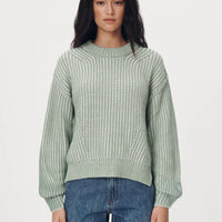 Tish Kinit Jumper Sage Cream