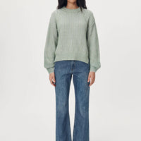 Tish Kinit Jumper Sage Cream