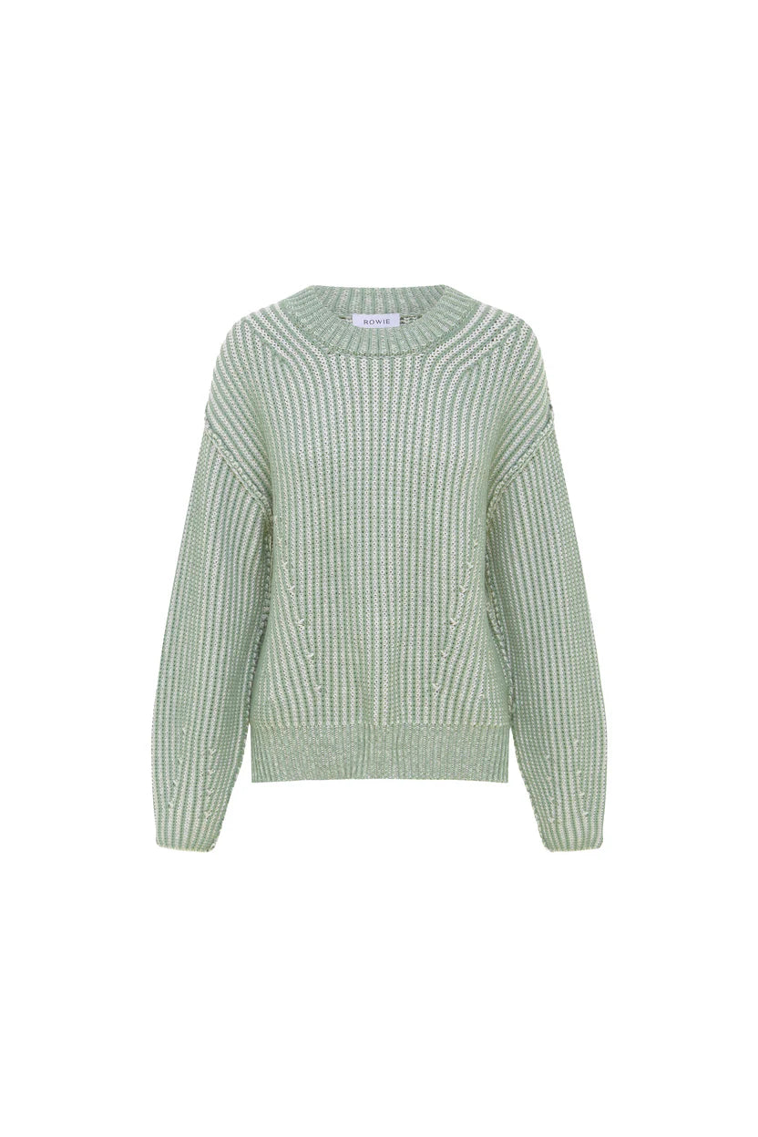 Tish Kinit Jumper Sage Cream