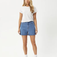 Seventy Threes Denim Shorts Worn Blue