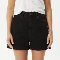 Seventy Threes Denim Shorts Washed Black