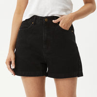 Seventy Threes Denim Shorts Washed Black