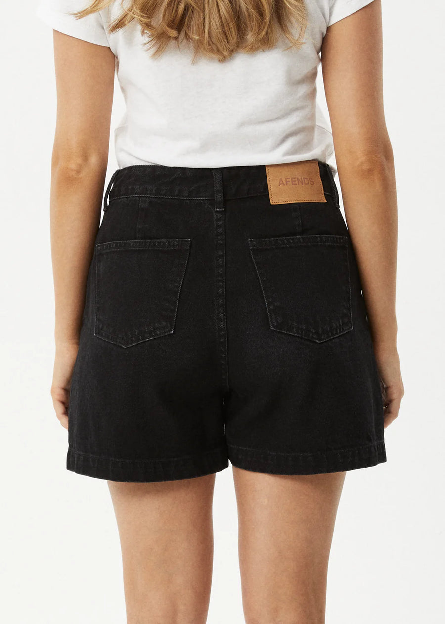 Seventy Threes Denim Shorts Washed Black