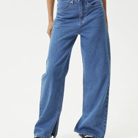 Bella Baggy Jeans Worn Blue