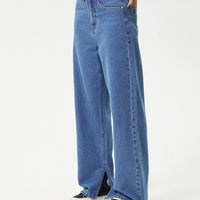 Bella Baggy Jeans Worn Blue