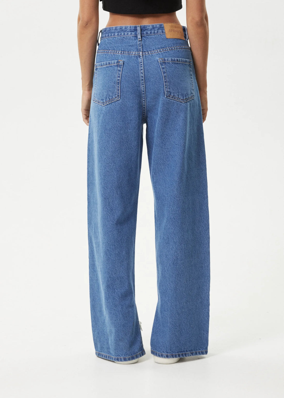 Bella Baggy Jeans Worn Blue