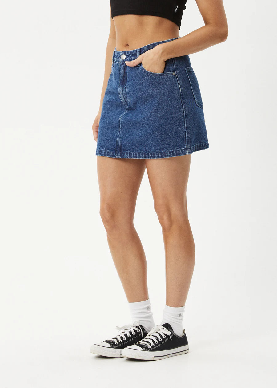 Georgia Denim Skirt Authentic Blue