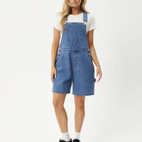 Lil Louis Denim Overall Worn Blue