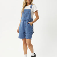 Lil Louis Denim Overall Worn Blue