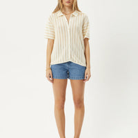 Claudia Knit Shirt White Sand