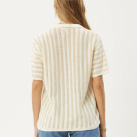 Claudia Knit Shirt White Sand