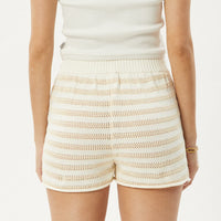 Claudia Knit Shorts White Sand