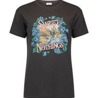 Sweet Nothings Biker Tee Charcoal