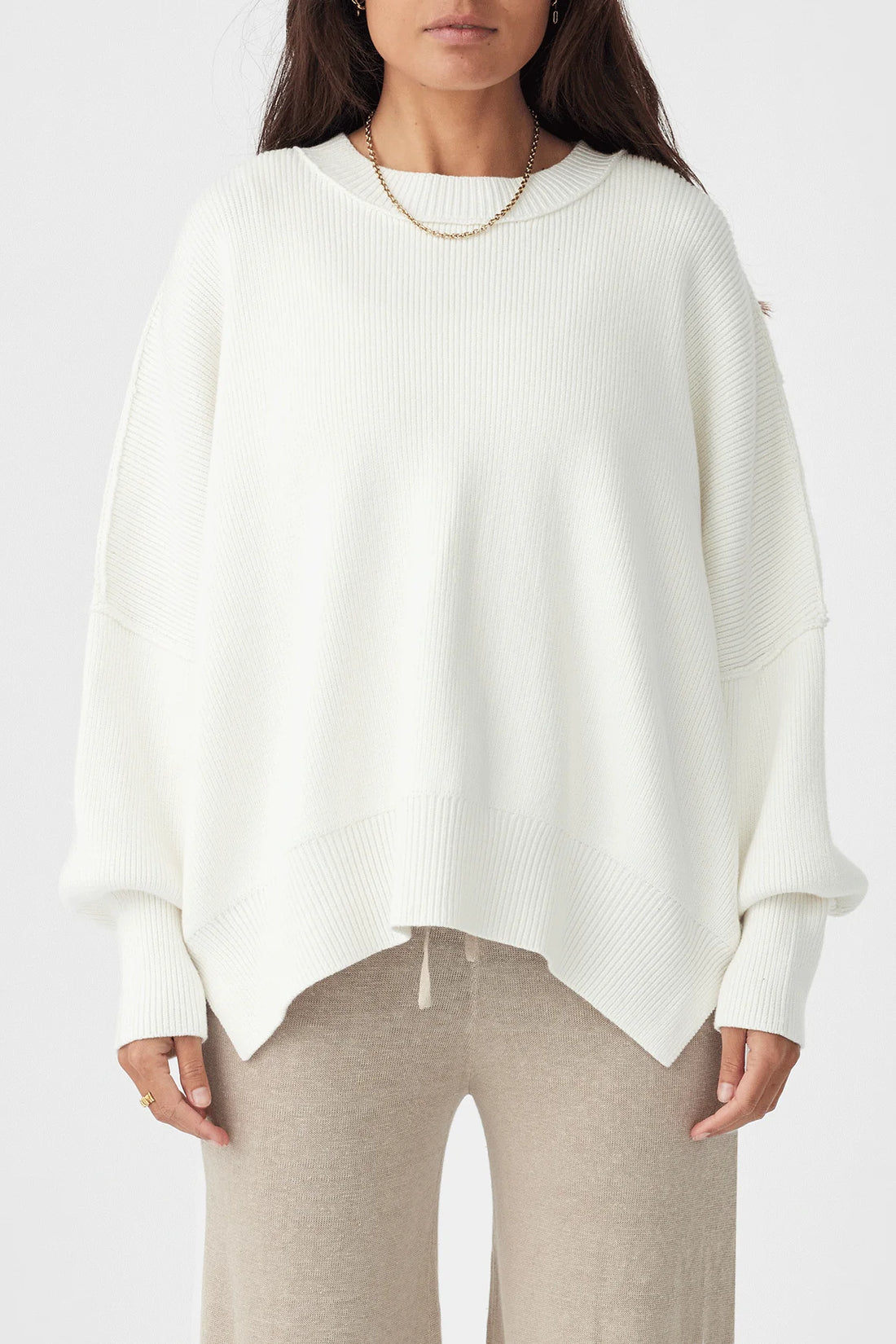 Harper Knit Sweater Cream