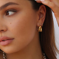 Hugo Earrings in Gold