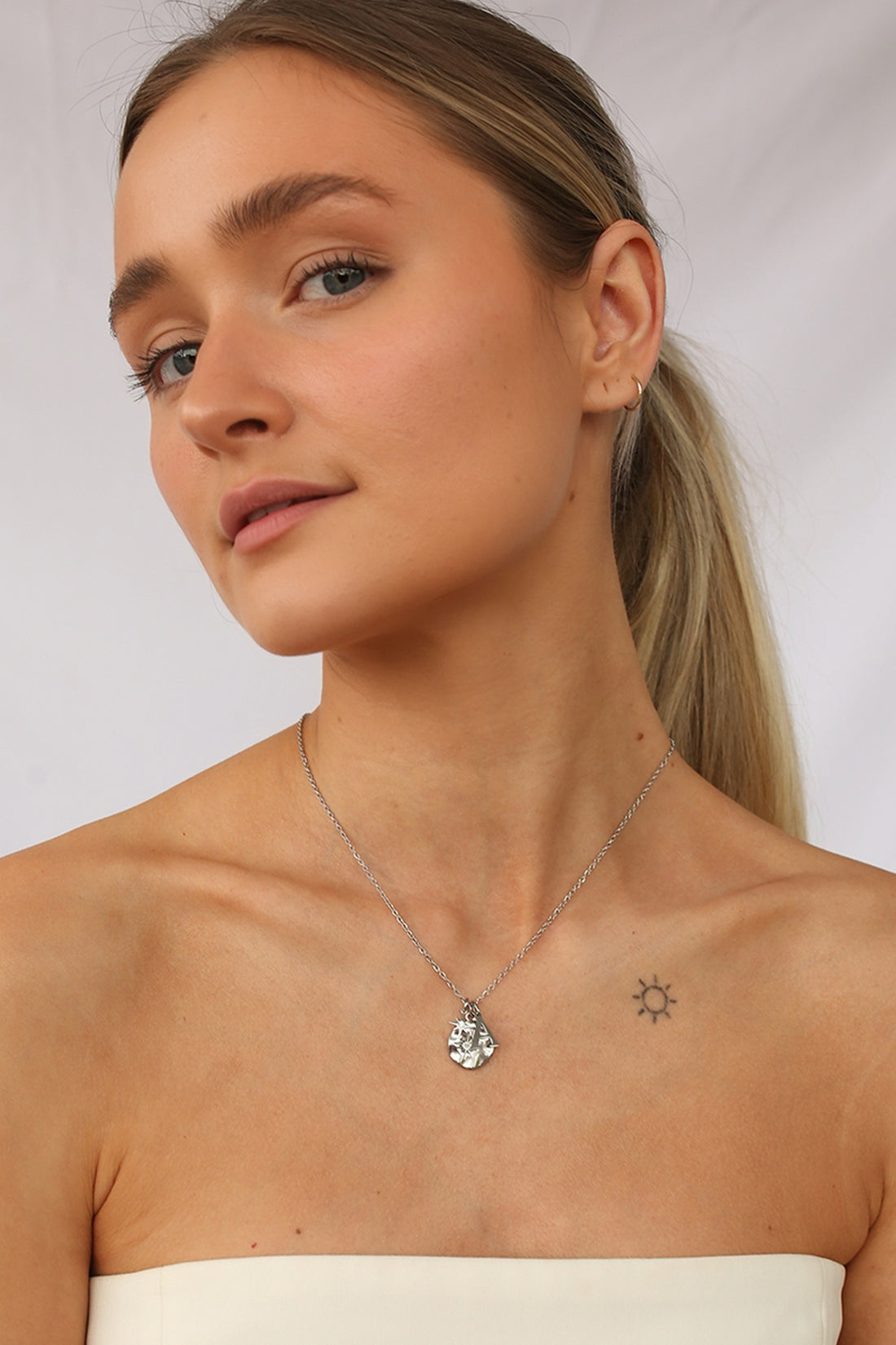 Piece of You Celestial Necklace Silver