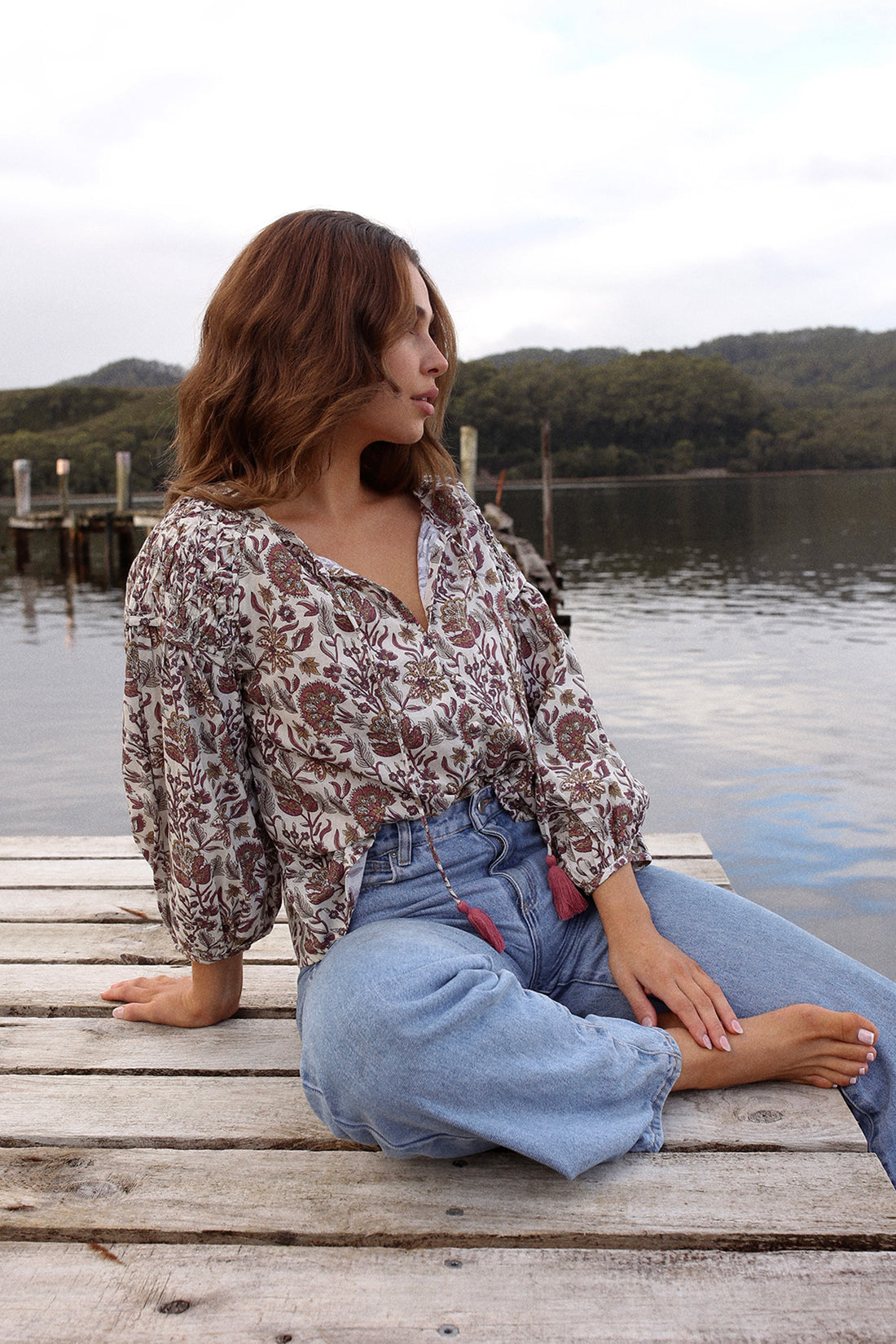 Smocked Blouse Banksia