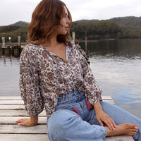 Smocked Blouse Banksia