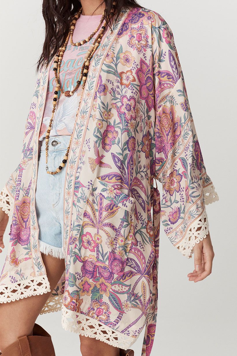 Mojave Lily Short Robe Opal