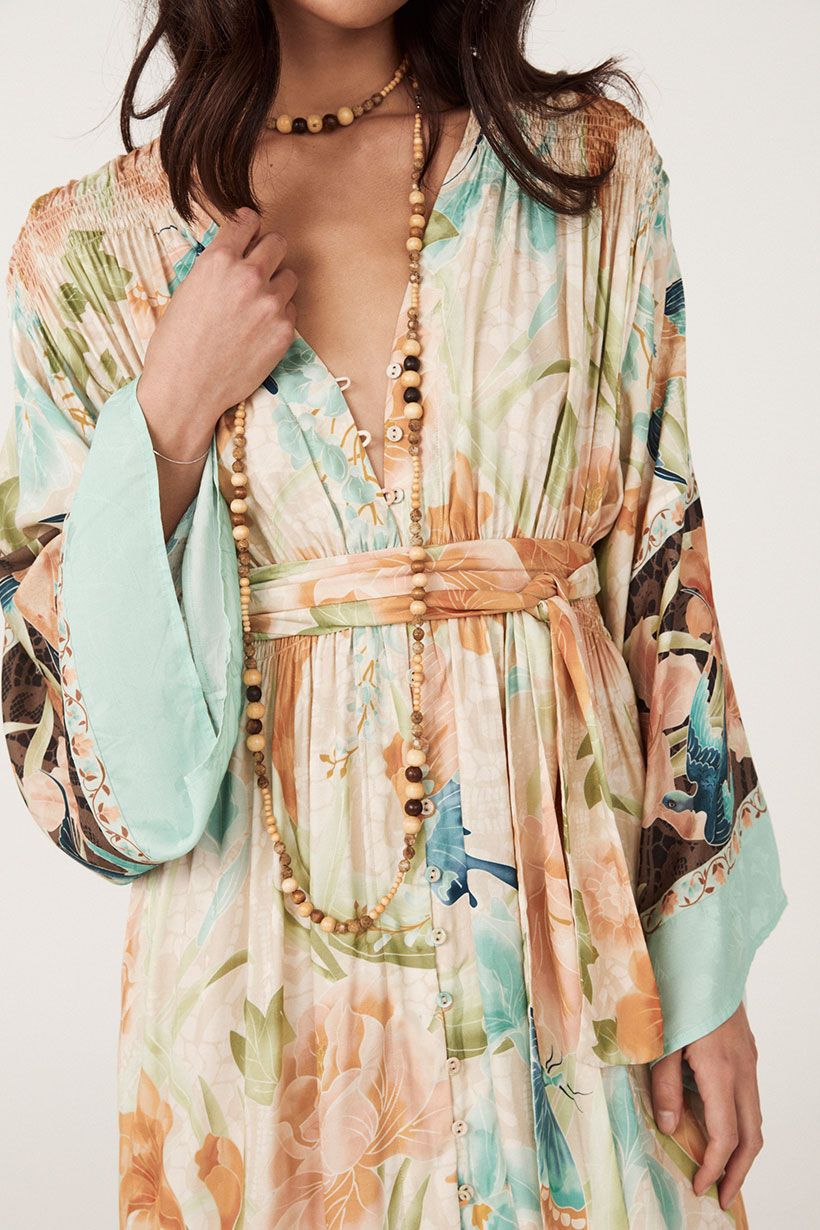 Painters Garden Gown Seafoam